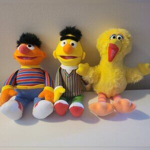 Sesame Street Plush Toys Set of 3